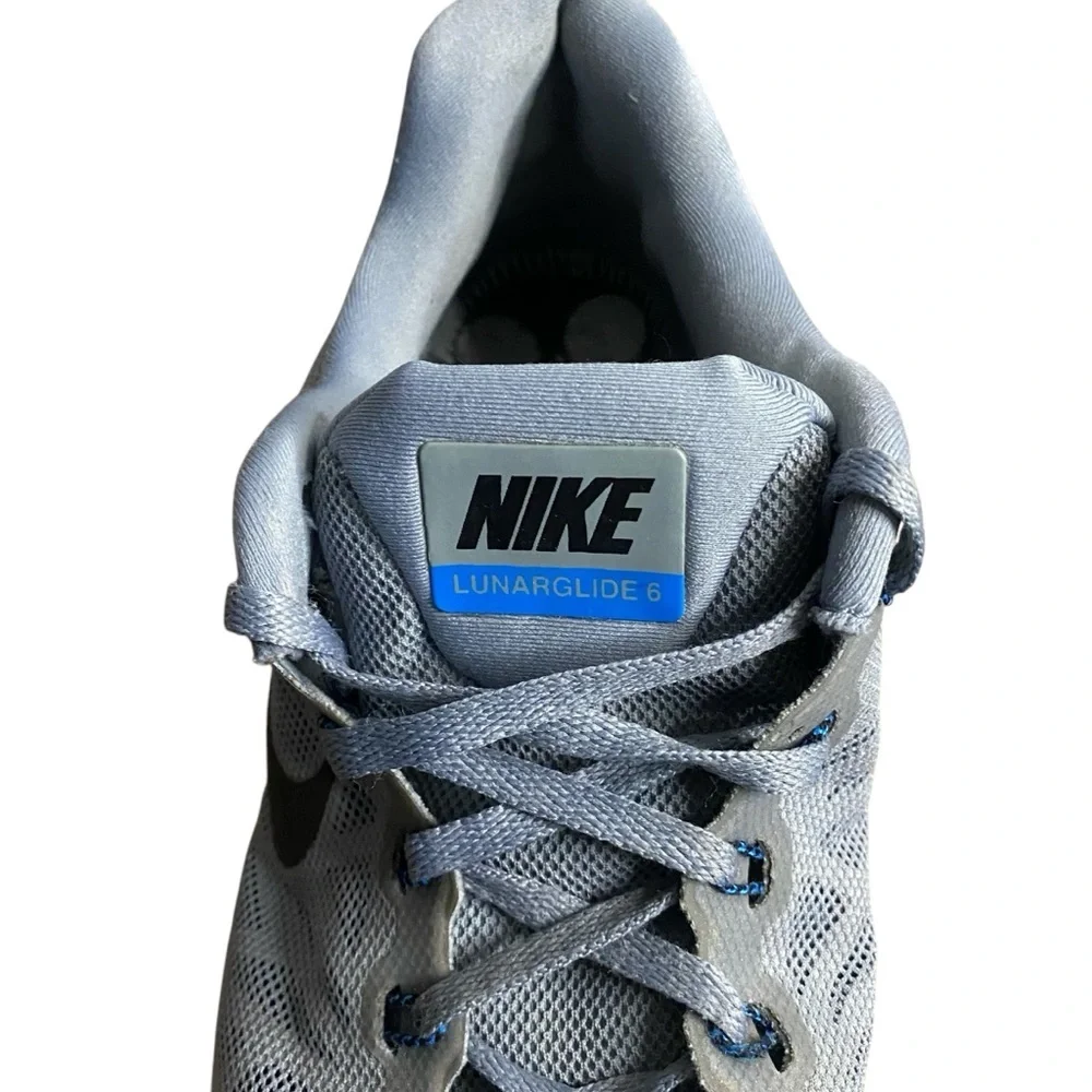 Nike Women’s Magenta Grey LunarGlide 6 Athletic Shoes - Picture 5 of 10